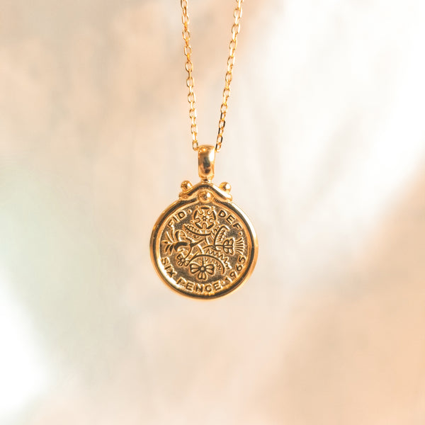 Present  Perfect, Hand Stamped Coin Necklace – callistafaye