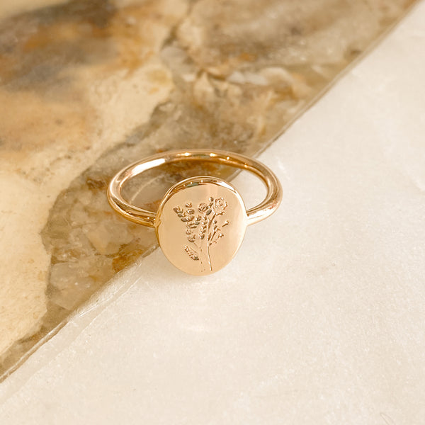 Wildflower Ring - 18k Gold Filled