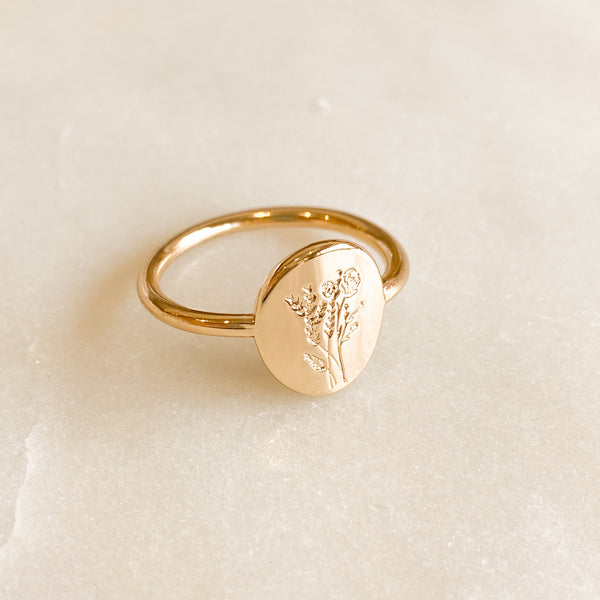 Wildflower Ring - 18k Gold Filled