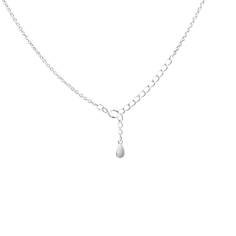 Lucky Charm Sparkling Necklace - Sterling Silver