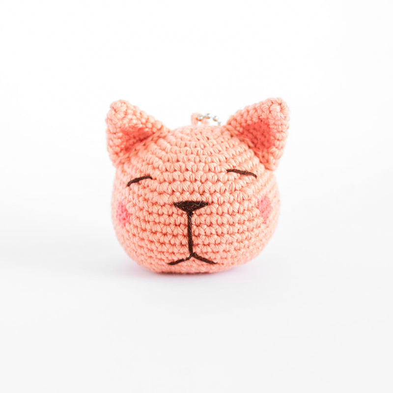 Cat Crochet Keychain